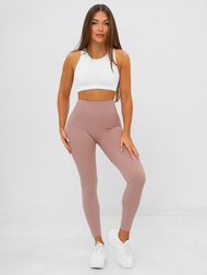 Női leggings púder rózsaszín OZONEE JS/17K585/7