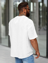 Férfi Póló Fehér OZONEE O/B1149