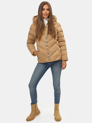 Női téli kabát Bézs OZONEE JS/M725/84