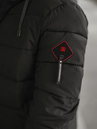 Férfi téli parka kabát fekete OZONEE JS/31M5031/392Z