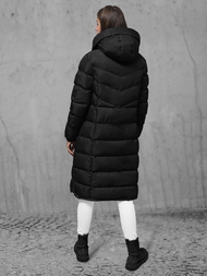 Női téli kabát fekete OZONEE JS/M736/392