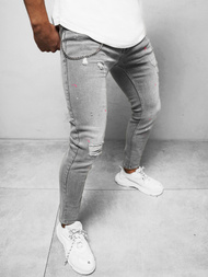 Férfi farmer nadrág Szürke OZONEE O/WE1004