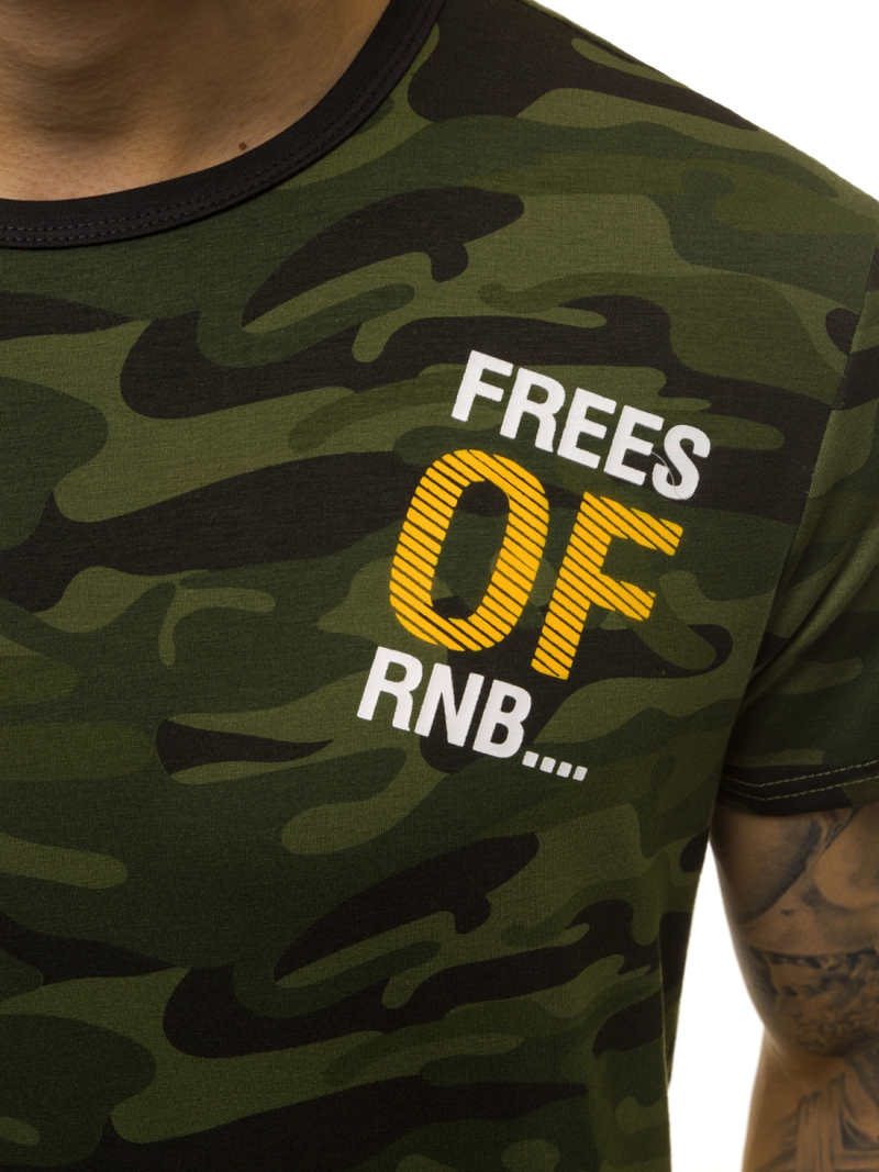 Férfi póló Zöld OZONEE JS/SS10978