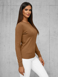 Női pulóver camel OZONEE JS/8005/7