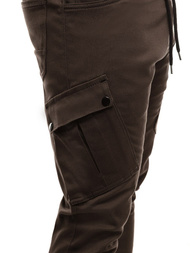 Férfi nadrág jogger Barna OZONEE A/0853