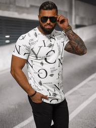 Férfi Póló Fehér OZONEE O/T6482