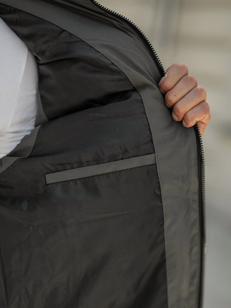 Férfi Mellény Grafit OZONEE JS/32M1780/105