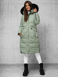 Női téli kabát mentol OZONEE O/W377