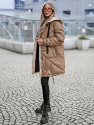 Női téli kabát camel OZONEE JS/5M3189/84Z