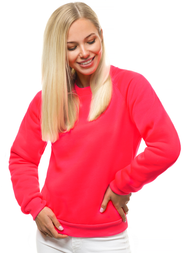 Női pulóver rózsaszín-neon OZONEE O/12103