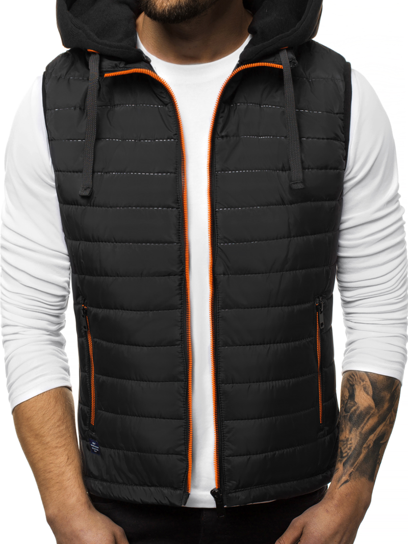 Férfi mellény Fekete OZONEE N/6102