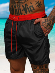 Férfi Fürdőnadrág Fekete/Piros OZONEE JS/17K561/1