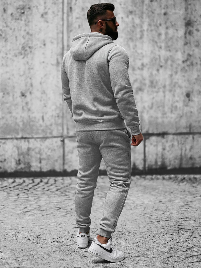 Férfi melegítő együttes szürke OZONEE JS/XW2008