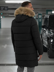 Férfi téli parka kabát fekete OZONEE JS/25M9803/392Z