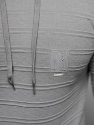 Férfi kapucnis felső szürke OZONEE O/TB2272