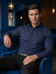 Férfi Ing Gránát OZONEE V/V181Z