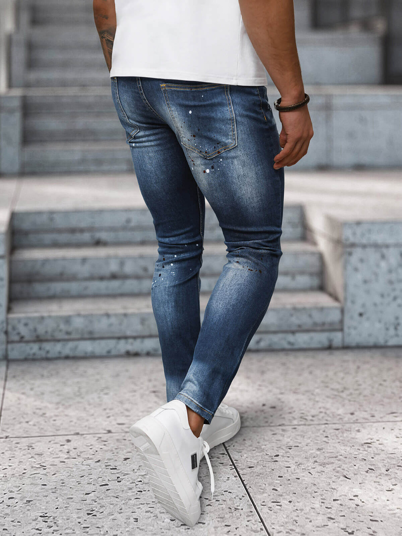 Férfi farmer nadrág sötét-kék OZONEE NB/MP0170BS