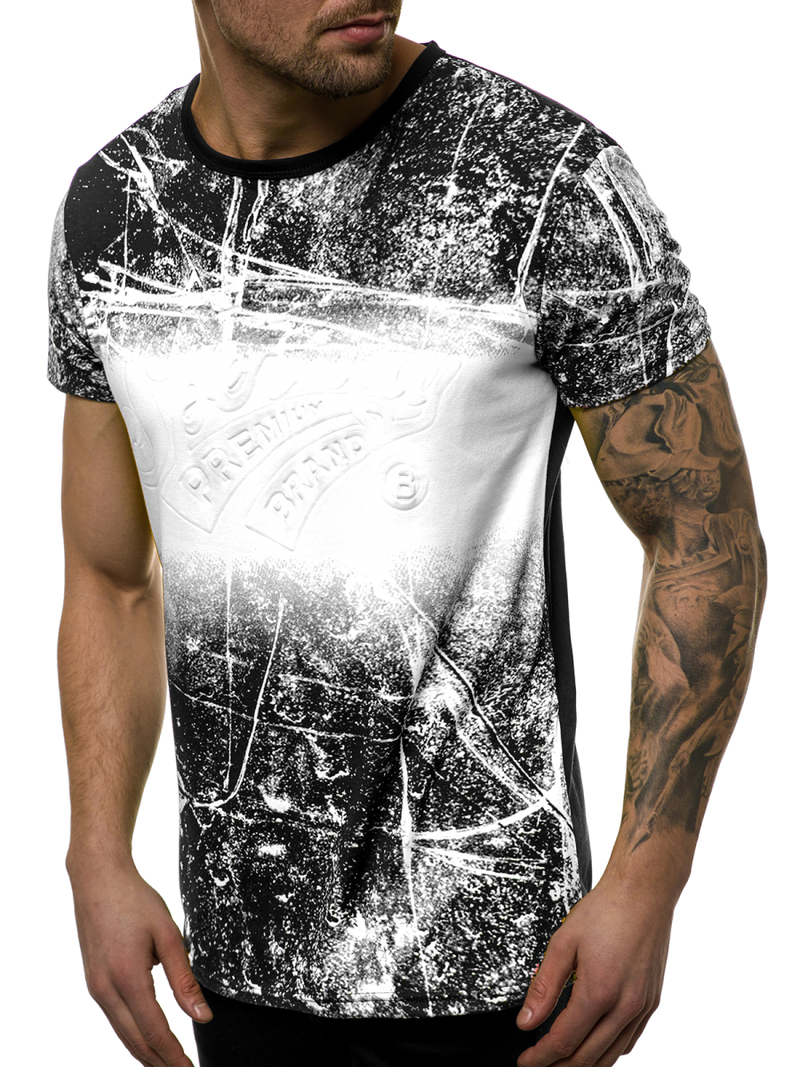 Férfi póló Fehér OZONEE JS/SS11017