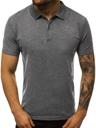 Férfi galléros póló Grafit OZONEE JS/GD01