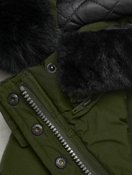 Női téli kabát khaki OZONEE O/W377Z