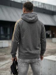 Férfi kapucnis felső grafit OZONEE JS/8B1730/5Z