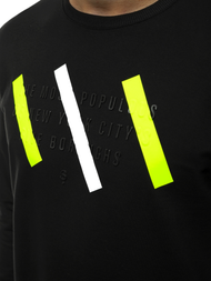 Férfi melegítő felső Fekete OZONEE MACH/2105