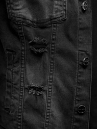 Férfi farmer dzseki fekete OZONEE NB/MJ506NZ