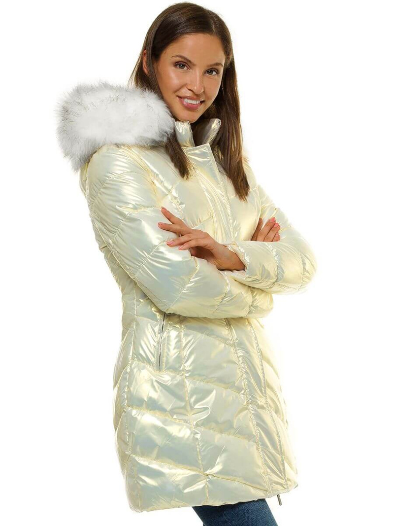 Női dzseki Fehér OZONEE O/DK026/10