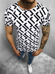 Férfi póló Fehér–Fekete OZONEE O/BL57