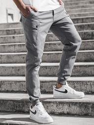 Férfi nadrág jogger Szürke OZONEE O/11103