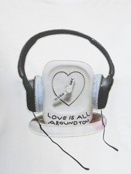 Női polo fehér-fekete OZONEE DJ77806