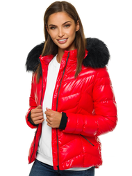 Női dzseki Piros OZONEE JS/M23068/2