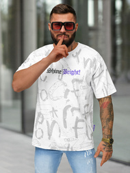 Férfi Póló Fehér OZONEE O/YN2/621