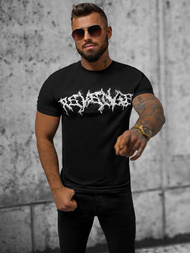 Férfi Póló Fekete OZONEE NB/MT3027