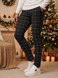 Férfi chino nadrág Fekete OZONEE DJ/5505Z