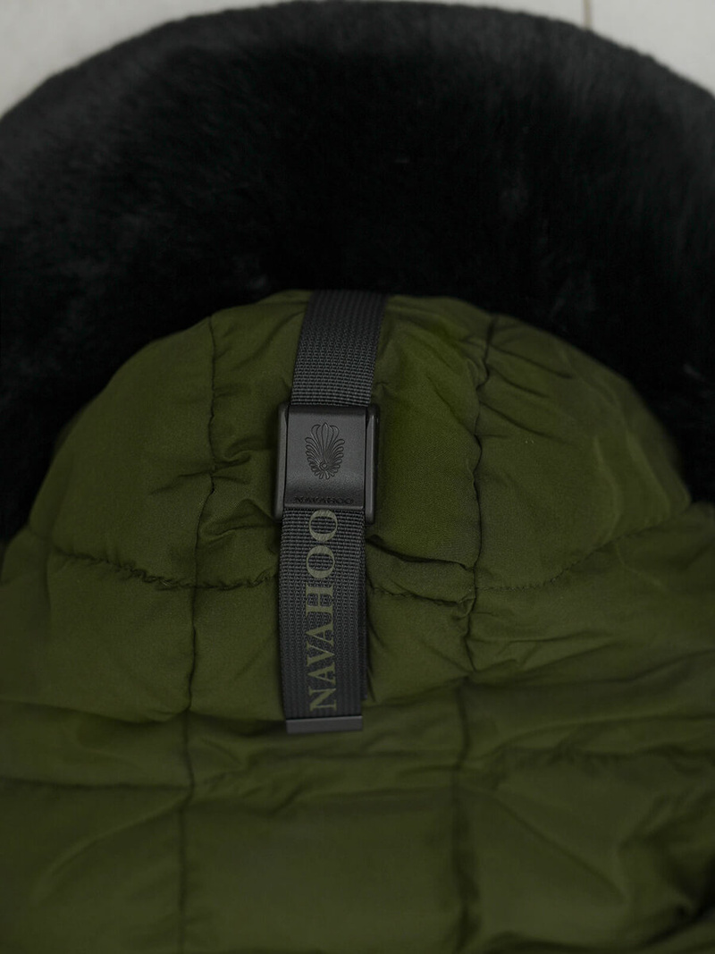 Női téli kabát khaki OZONEE O/W377