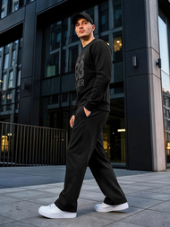 Férfi Melegítő Felső Fekete OZONEE JS/8B1976/3