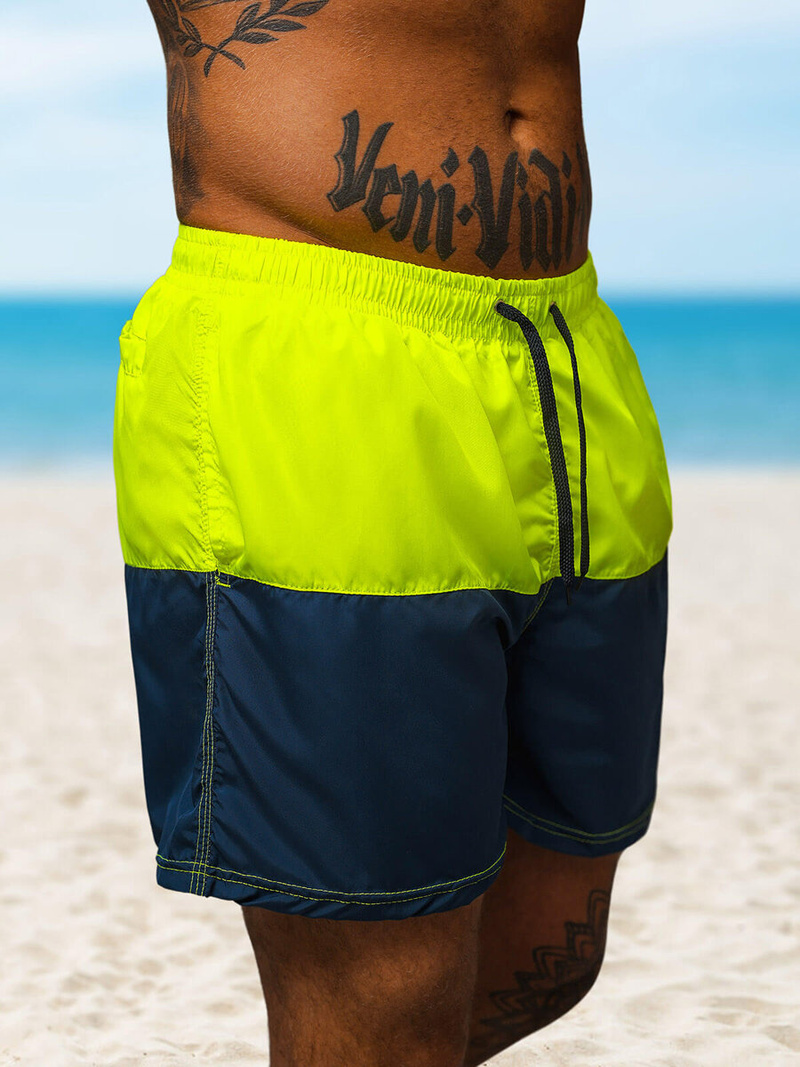 Férfi Fürdőnadrág Sárga/Gránát OZONEE JS/HM066