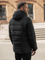 Férfi kabát fekete OZONEE JS/57M7503/392Z