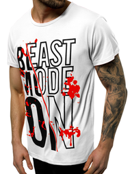 Férfi póló Fehér OZONEE JS/KS1949