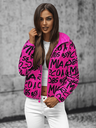 Női kabát megfordítható rózsaszín OZONEE O/H953