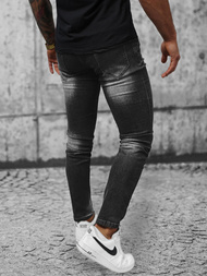 Férfi farmer nadrág fekete OZONEE NB/MP0021NZ