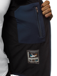 Férfi softshell kabát gránát-piros OZONEE GE/12259