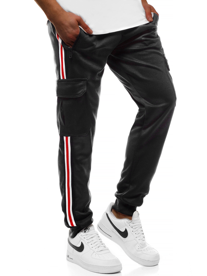 Férfi melegítő nadrág Fekete OZONEE JS/JZ11009