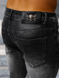 Férfi farmer nadrág fekete OZONEE NB/MP0169G