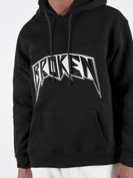 Kapucnis felső fekete OZONEE O/SWE23019Z