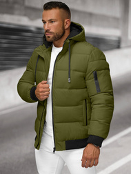 Férfi kabát khaki OZONEE JS/31M5003Z