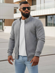 Férfi Pulóver Szürke OZONEE JS/2002Z