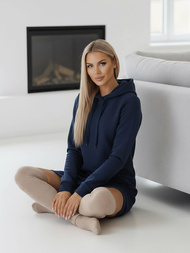 Női kapucnis pulóver gránát OZONEE JS/YS10005/25Z