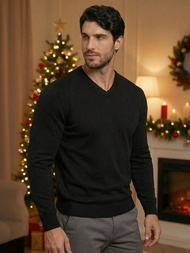 Férfi Pulóver Fekete OZONEE NB/MMB601/4Z